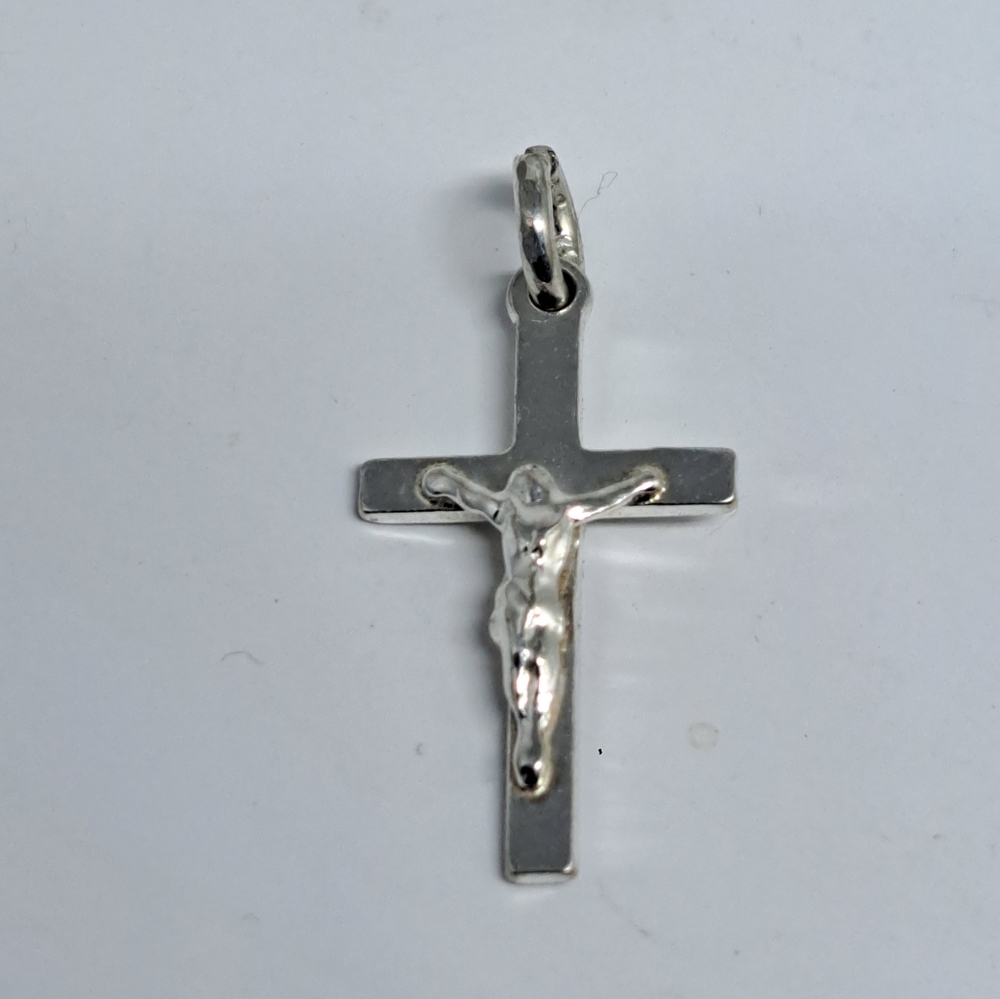 Cross Pendant Charm 925 Sterling Silver